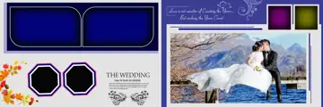 12x36 Wedding Album PSD in Premium Brush Strokes Style