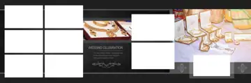 12x36 Wedding Album PSD in Premium Temple Motif Style