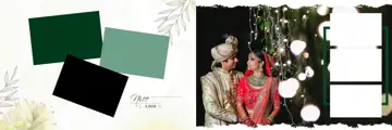 12x36 Wedding Album PSD in Soft Pastel Mandala Art Style