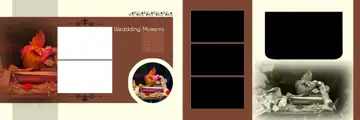 12x36 Wedding Album PSD in Traditional Lace Ornaments Style