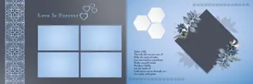 12x36 Wedding Album PSD in Vibrant Royal Arch Style