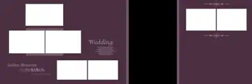 12x36 Wedding Album PSD in Vibrant Silk Texture Style