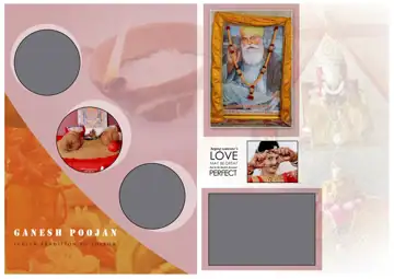 17x24 Wedding Photo Album PSD in Artistic Rose Petals Style