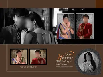 18x24 Wedding Photo Album PSD in Premium Royal Arch Style