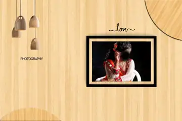 Album Cover PSD in Classic Floral Border Style