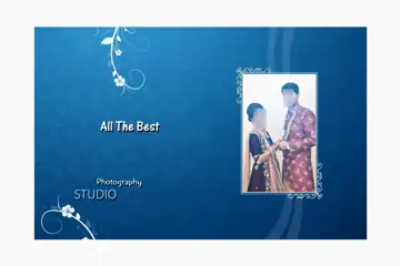 Artistic Album Cover PSD for Wedding – Geometric Lines
