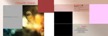 Artistic & Bright Wedding Album 12x36 PSD with Bokeh Lights