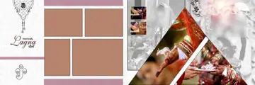 Artistic & Grand Wedding Album 12x36 PSD with Temple Motif