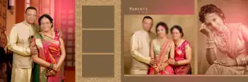 Artistic Royal Arch Wedding Album 12x36 PSD