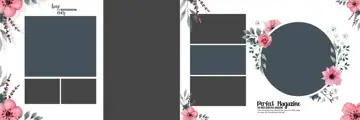 Artistic & Timeless Wedding Album 12x36 PSD with Bokeh Lights