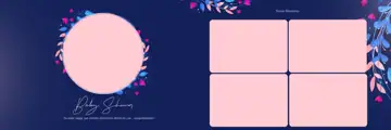 Artistic & Vibrant Wedding Album 12x36 PSD with Lace Ornaments