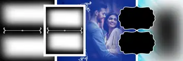 Artistic Wedding Album 12x36 PSD – Gold Frame
