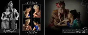 Artistic Wedding Photo Album 12x30 PSD with Mandala Art