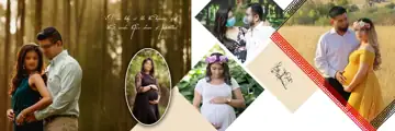 Birthday & Baby Album PSD in Dreamy Damask Texture Style