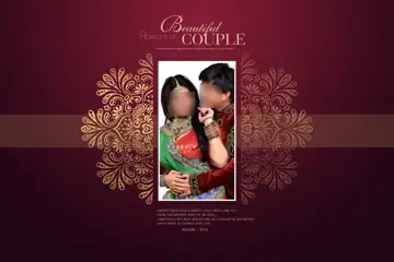 Bright Album Cover PSD with Vintage Frame