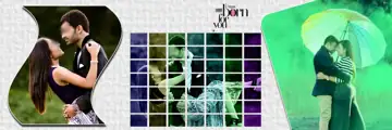 Bright Bokeh Lights Pre-Wedding Album 12x36 PSD