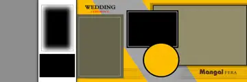 Bright & Bright Wedding Album 12x36 PSD with Silk Texture