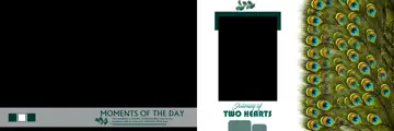 Bright Damask Texture Wedding Album 12x36 PSD