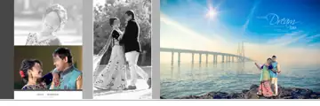 Bright & Luxury Wedding Album 12x36 PSD with Rose Petals