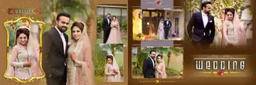 Bright & Modern Wedding Album 12x36 PSD with Royal Arch