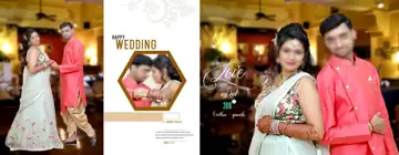 Bright Paisley Pattern Wedding Album 14x36 PSD