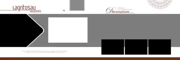 Bright & Rich Maroon Wedding Album 12x36 PSD with Temple Motif