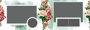Bright Royal Arch Wedding Album 12x36 PSD