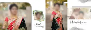 Bright & Soft Pastel Wedding Album 12x36 PSD with Silk Texture