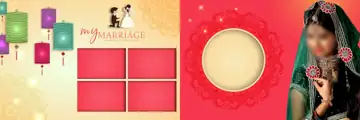 Bright Wedding Album 12x36 PSD – Lace Ornaments
