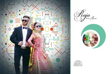 Charming Album Cover 16x24 PSD for Indian Wedding – Mandala Art