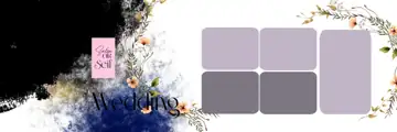 Charming & Artistic Wedding Album 12x36 PSD with Silk Texture