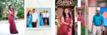 Charming Engagement Wedding Album 12x36 PSD with Silk Texture