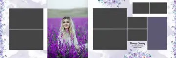 Charming & Grand Wedding Album 12x36 PSD with Mandala Art