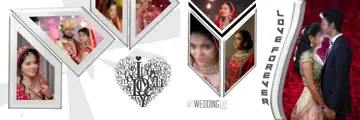 Charming Watercolour Splash Wedding Album 12x36 PSD