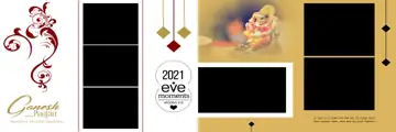 Charming Wedding Album 12x36 PSD – Lace Ornaments