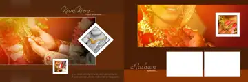 Charming Wedding Album 12x36 PSD with Bokeh Lights
