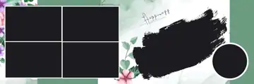 Cinematic & Elegant Wedding Album 12x36 PSD with Rose Petals