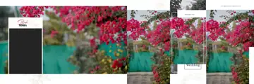 Cinematic & Floral Wedding Album 12x36 PSD with Brush Strokes