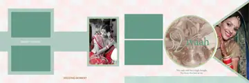 Cinematic & Graceful Wedding Album 12x36 PSD with Lace Ornaments