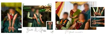 Cinematic Karizma Wedding Album 12x36 PSD with Watercolour Splash