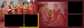 Cinematic Peacock Art Wedding Album 12x36 PSD