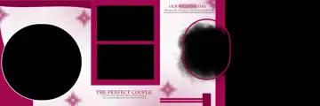 Cinematic & Regal Wedding Album 12x36 PSD with Rose Petals
