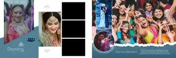 Cinematic Wedding Album 12x36 PSD – Vintage Frame