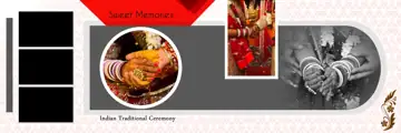 Cinematic Wedding Album 12x36 PSD with Lace Ornaments