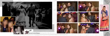 Cinematic Wedding Album 12x36 PSD with Lotus Design