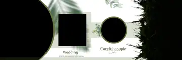 Cinematic Wedding Album 12x36 PSD with Silk Texture