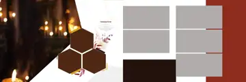 Classic & Elegant Wedding Album 12x36 PSD with Mandala Art
