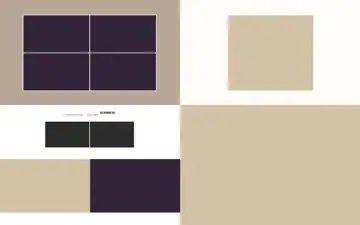 Classic Geometric Lines Wedding Photo Album 15x24 PSD