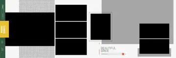 Classic & Modern Wedding Album 12x36 PSD with Glitter Accents