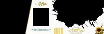 Classic & Vibrant Wedding Album 12x36 PSD with Bokeh Lights